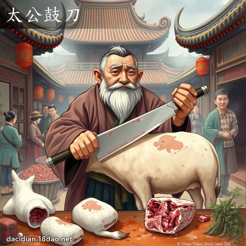 太公鼓刀 - 國語大辭典配圖
