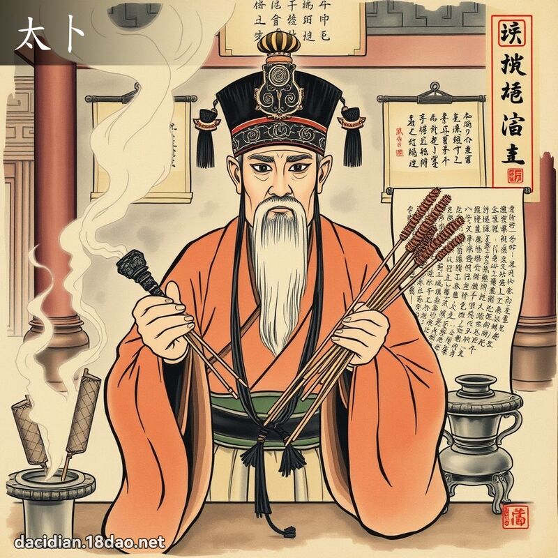 太卜 - 國語大辭典配圖