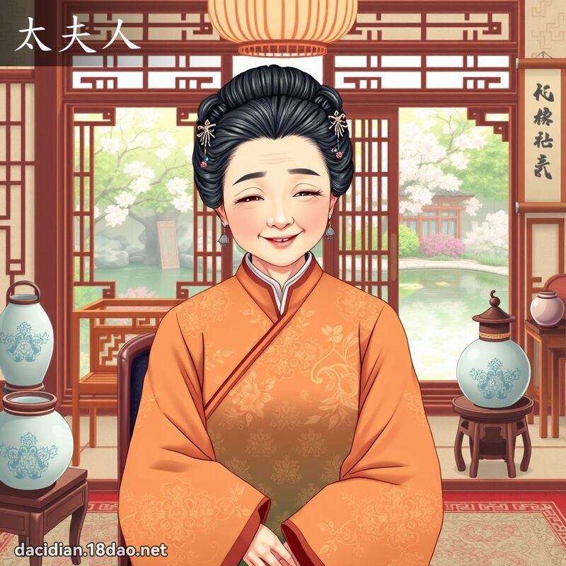 太夫人 - 國語大辭典配圖