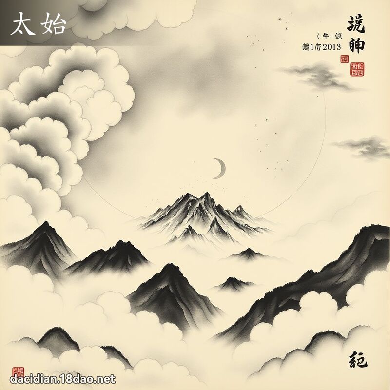 太始 - 國語大辭典配圖