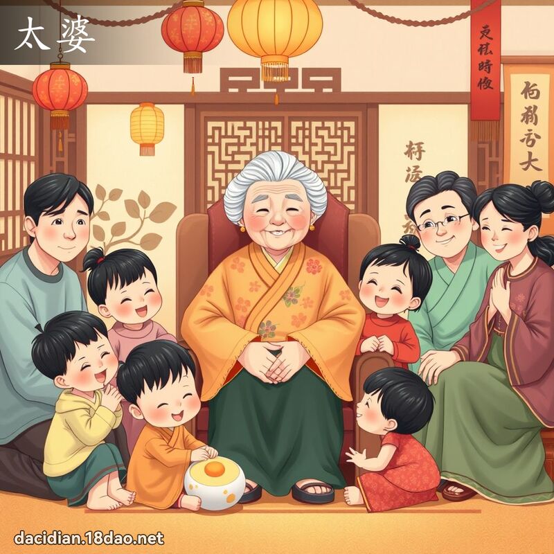 太婆 - 國語大辭典配圖