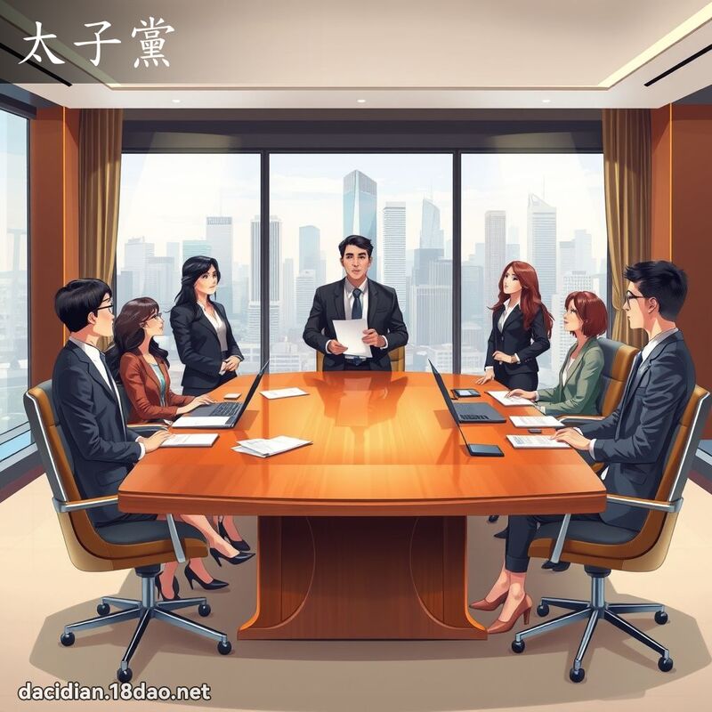 太子黨 - 國語大辭典配圖