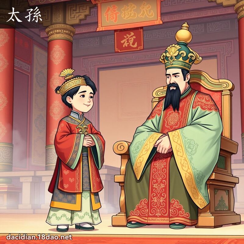 太孫 - 國語大辭典配圖