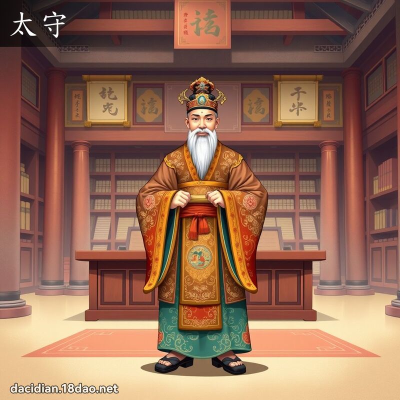 太守 - 国语大辞典配图