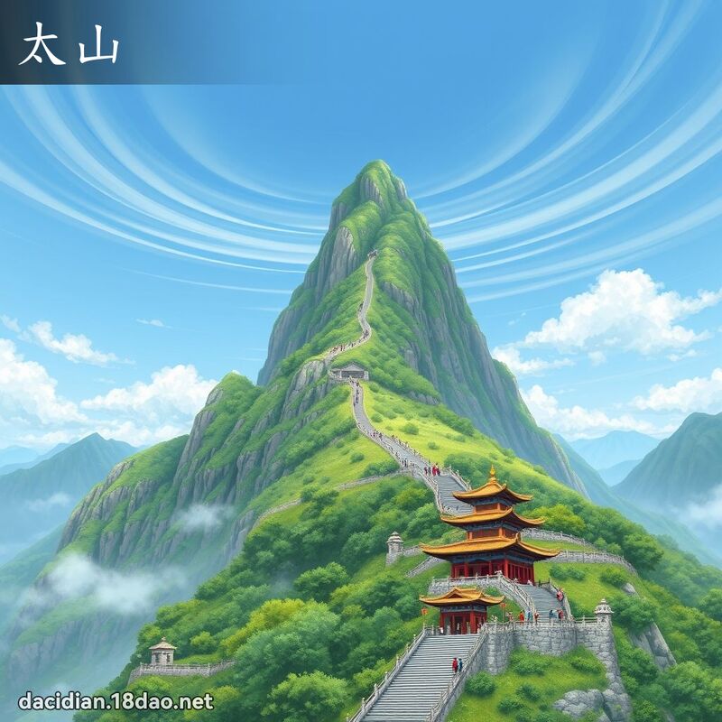 太山 - 国语大辞典配图