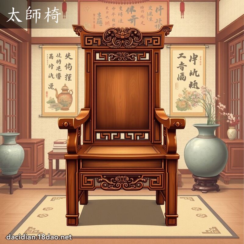 太师椅 - 国语大辞典配图