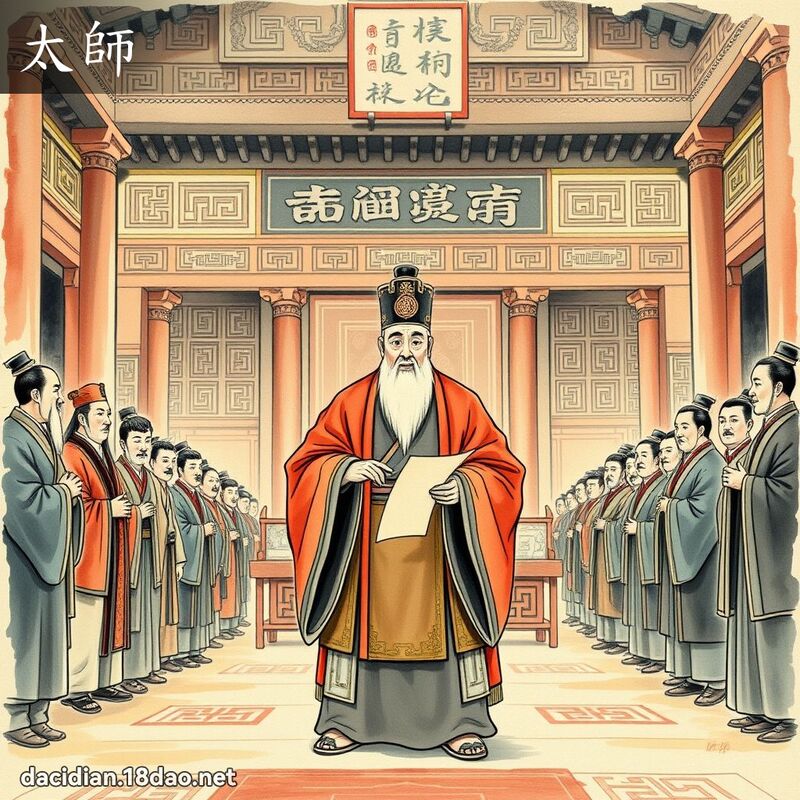 太師 - 國語大辭典配圖