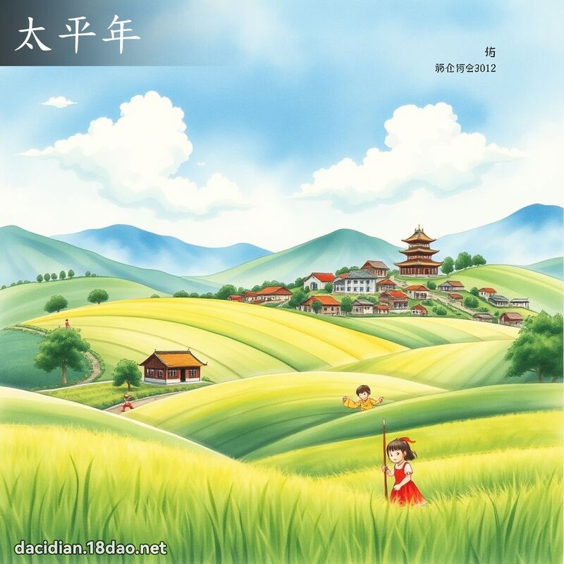 太平年 - 國語大辭典配圖