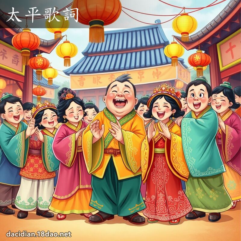 太平歌詞 - 國語大辭典配圖