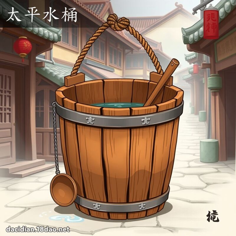 太平水桶 - 国语大辞典配图