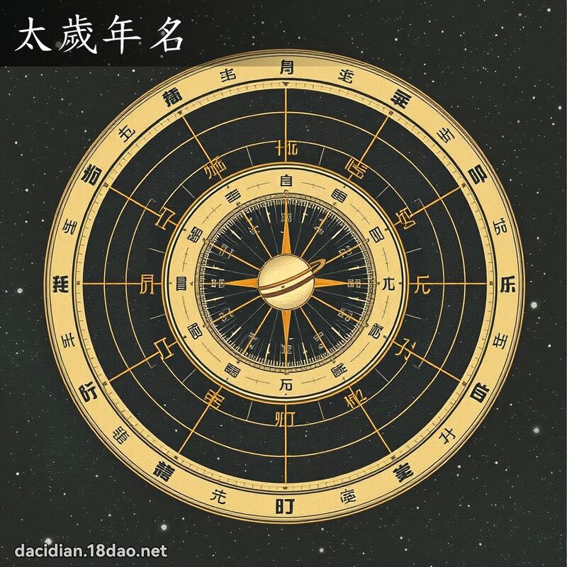 太岁年名 - 国语大辞典配图