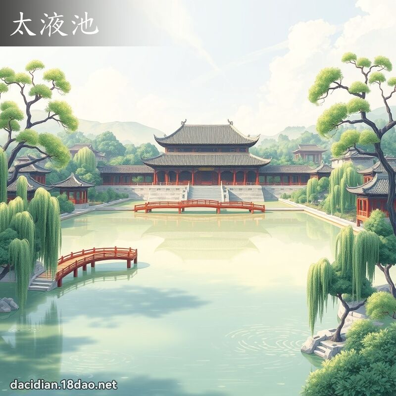 太液池 - 國語大辭典配圖