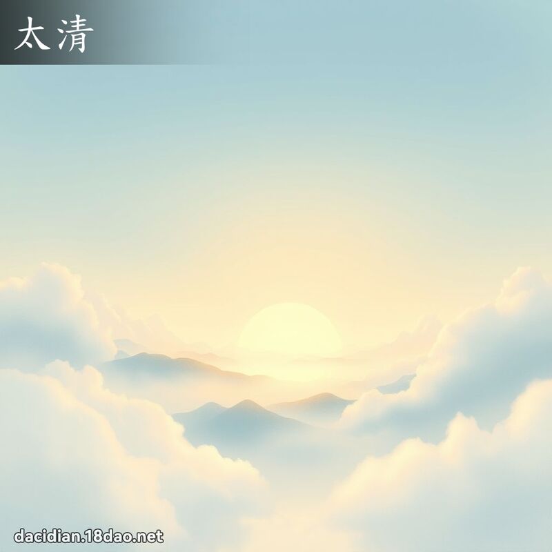 太清 - 國語大辭典配圖