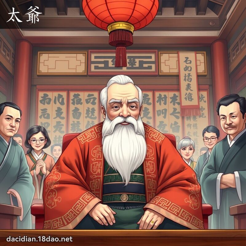 太爷 - 国语大辞典配图