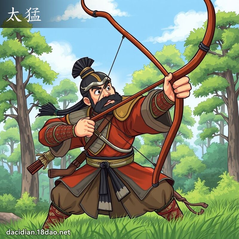 太猛 - 国语大辞典配图