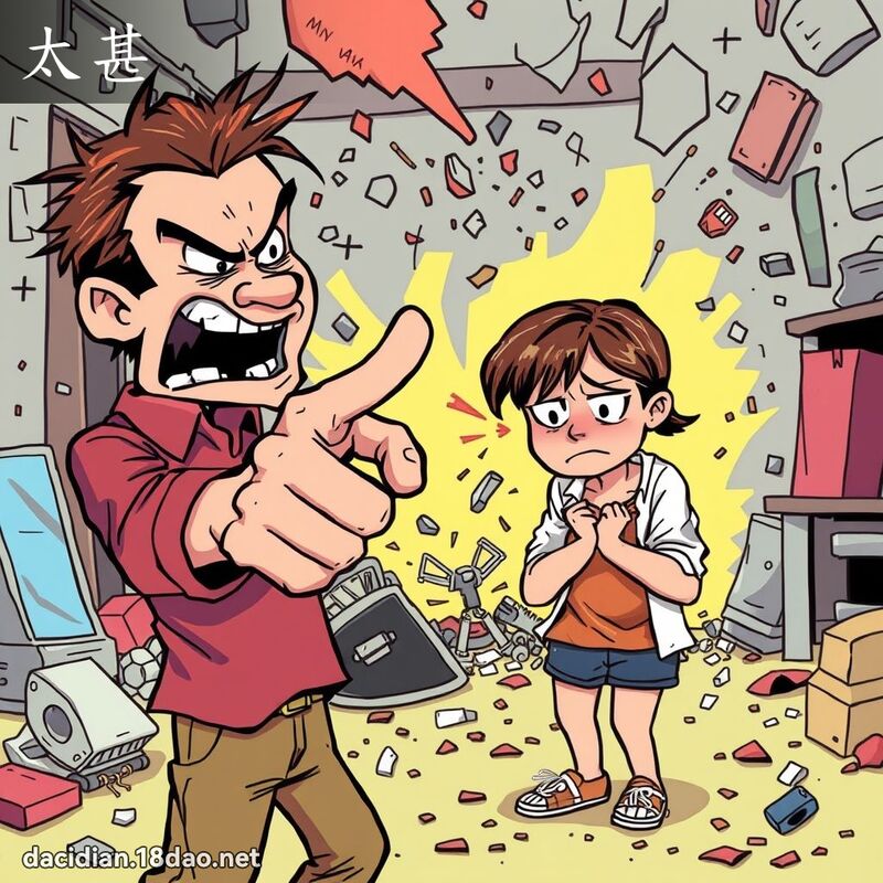 太甚 - 国语大辞典配图