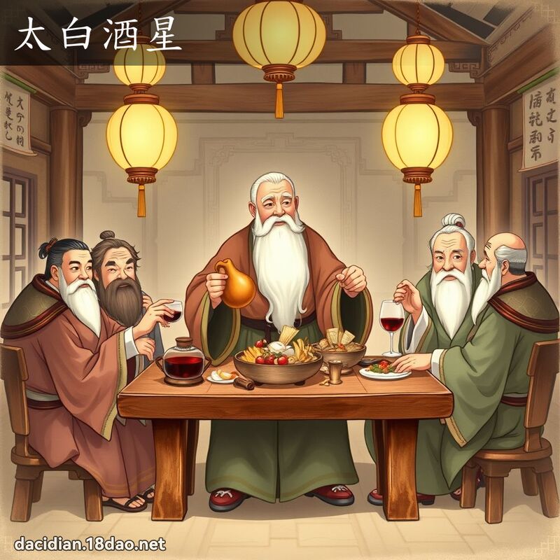 太白酒星 - 國語大辭典配圖
