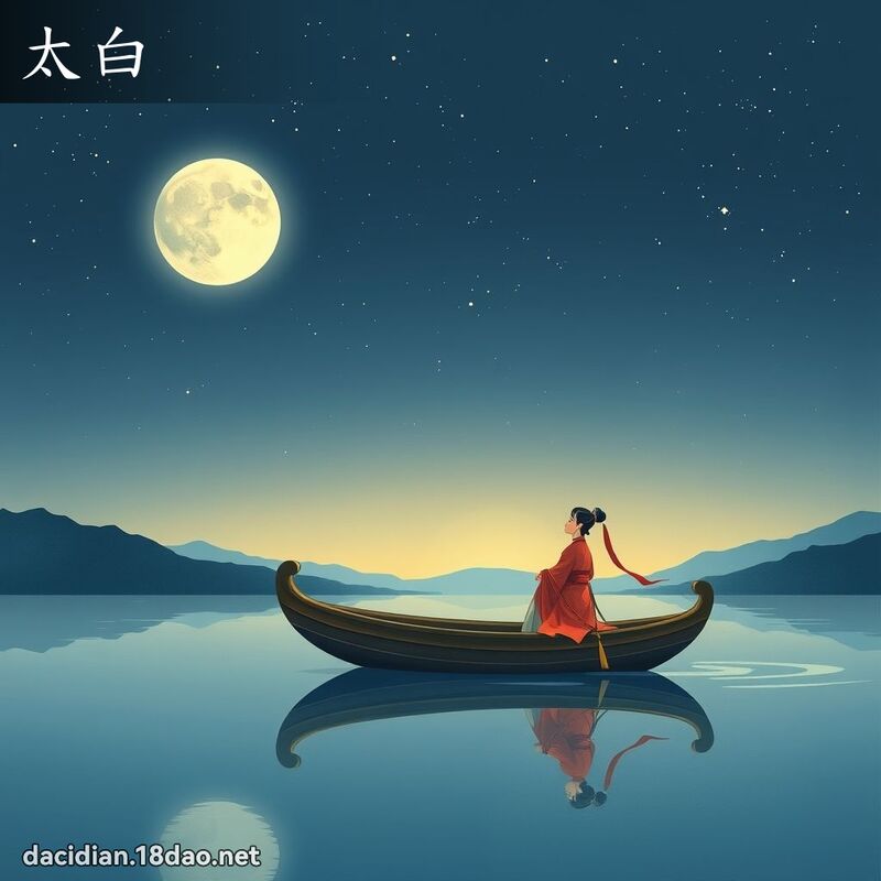 太白 - 國語大辭典配圖