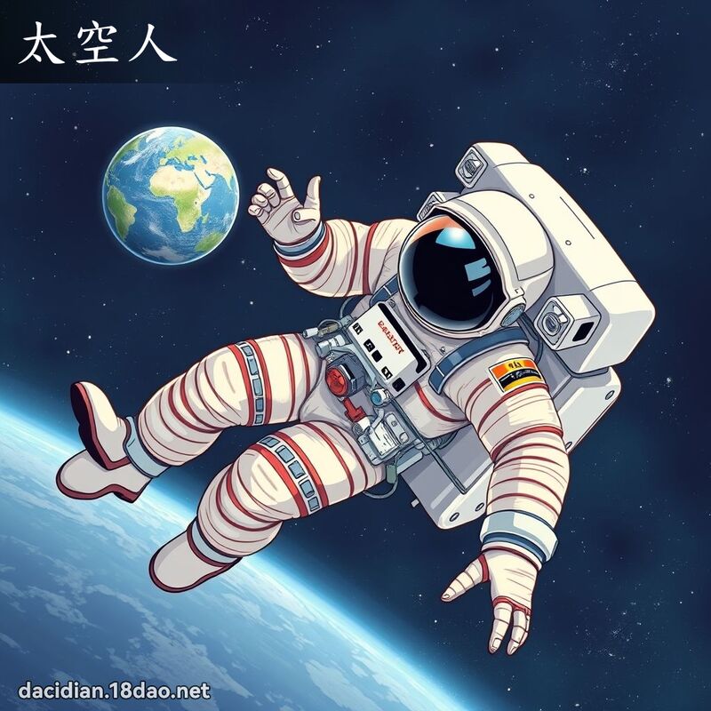 太空人 - 国语大辞典配图
