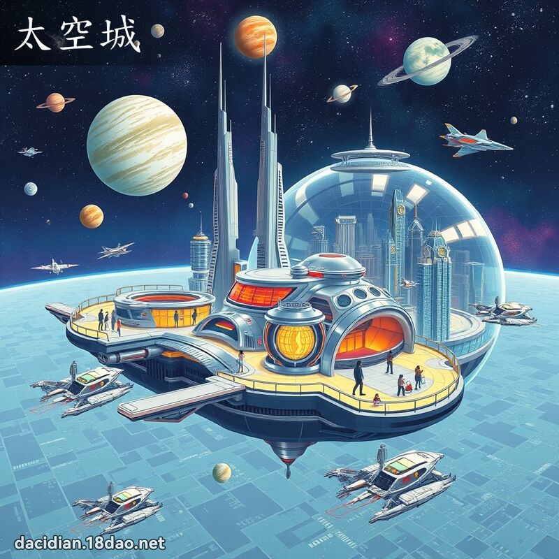 太空城 - 国语大辞典配图