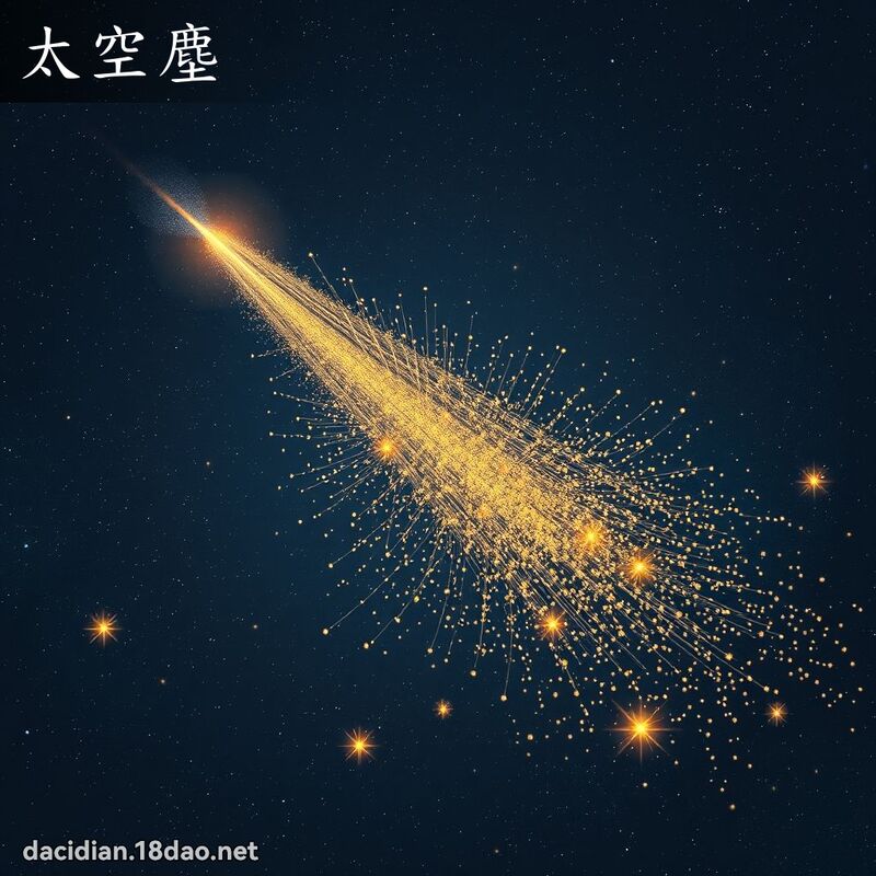 太空尘 - 国语大辞典配图