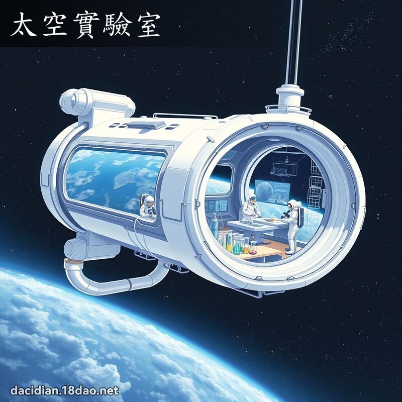 太空实验室 - 国语大辞典配图