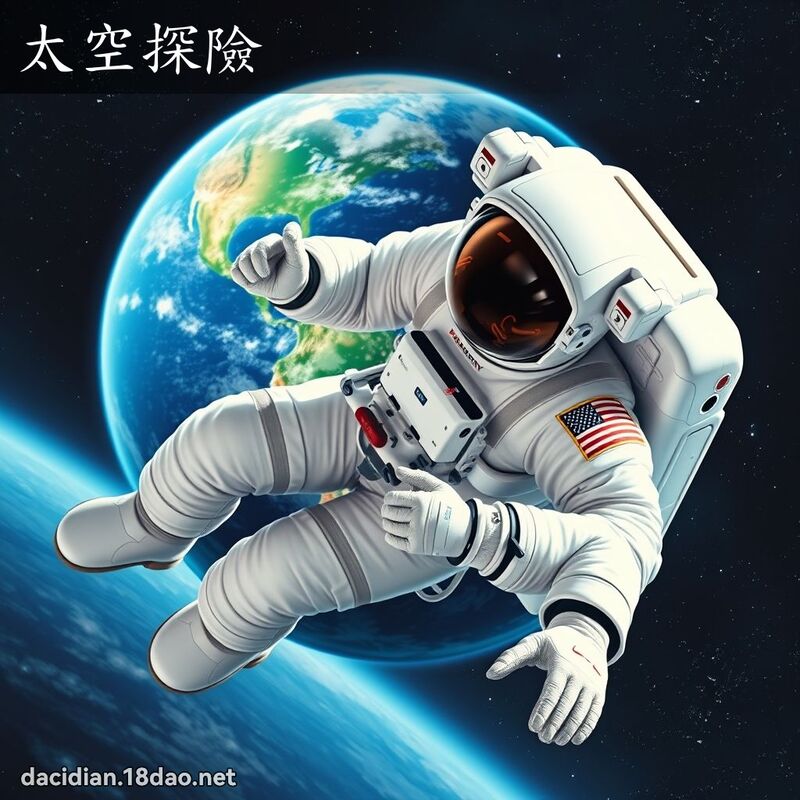 太空探險 - 國語大辭典配圖