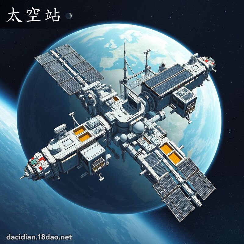 太空站 - 國語大辭典配圖