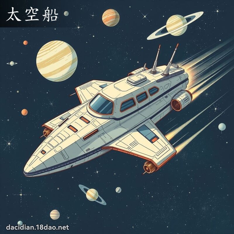 太空船 - 国语大辞典配图