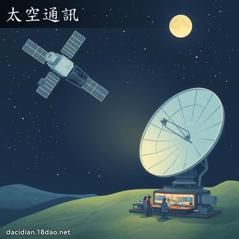 太空通訊 - 國語大辭典配圖