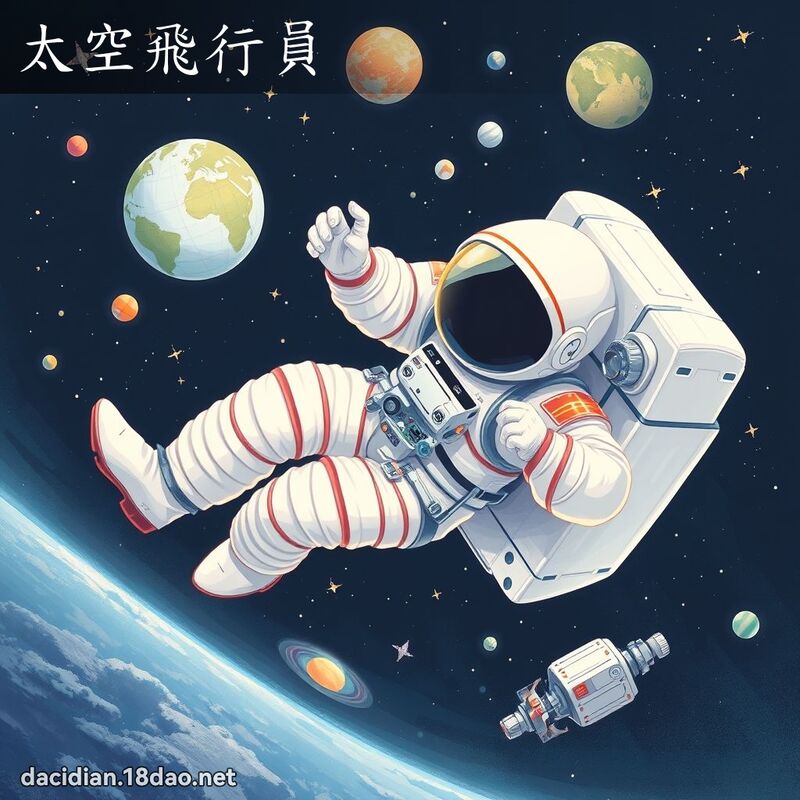 太空飞行员 - 国语大辞典配图
