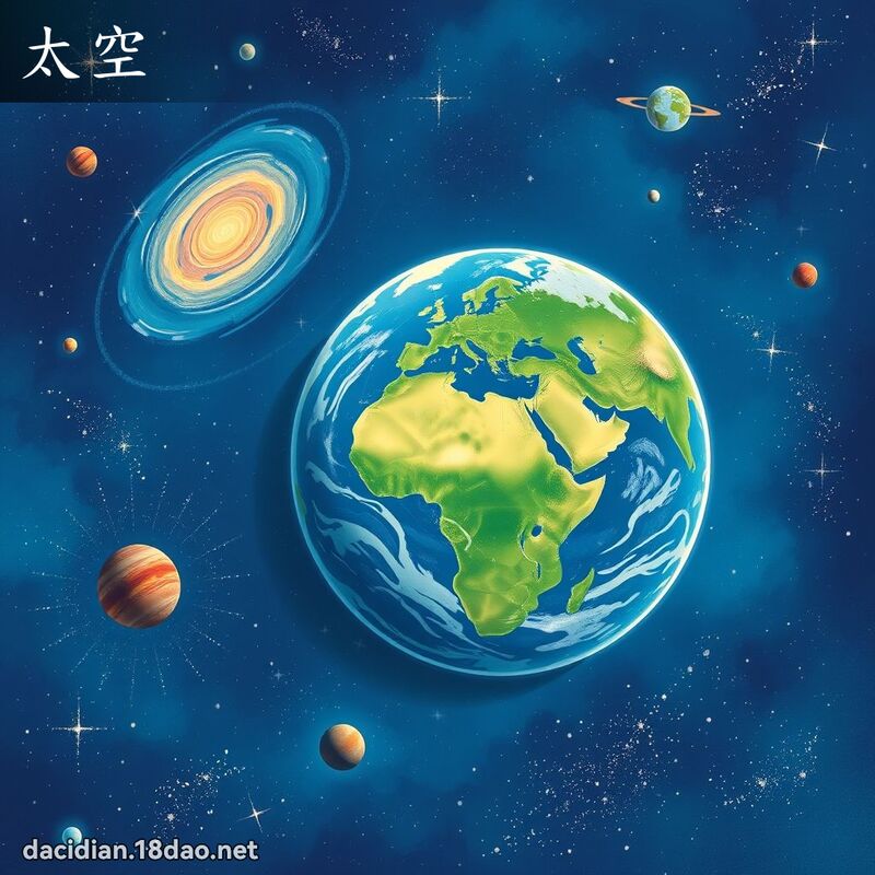 太空 - 國語大辭典配圖