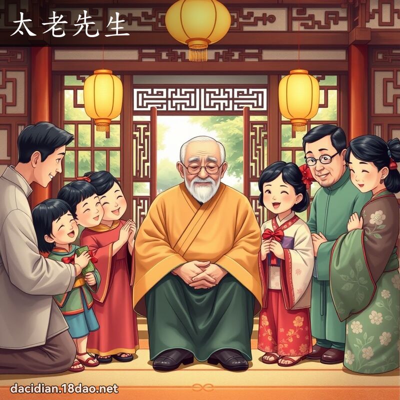 太老先生 - 国语大辞典配图