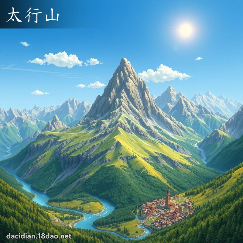 太行山 - 國語大辭典配圖