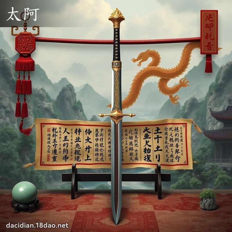 太阿 - 國語大辭典配圖