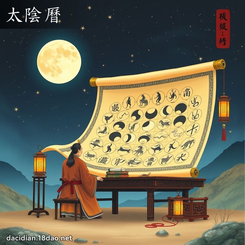 太阴历 - 国语大辞典配图