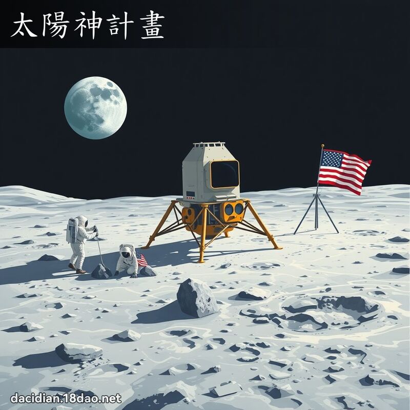 太阳神计画 - 国语大辞典配图