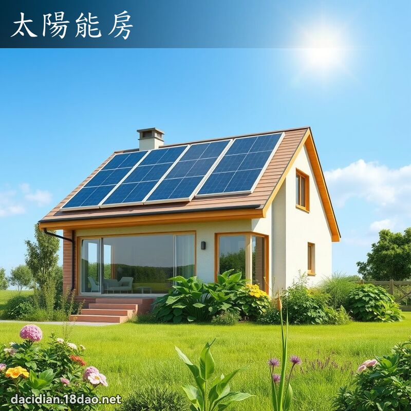 太阳能房 - 国语大辞典配图