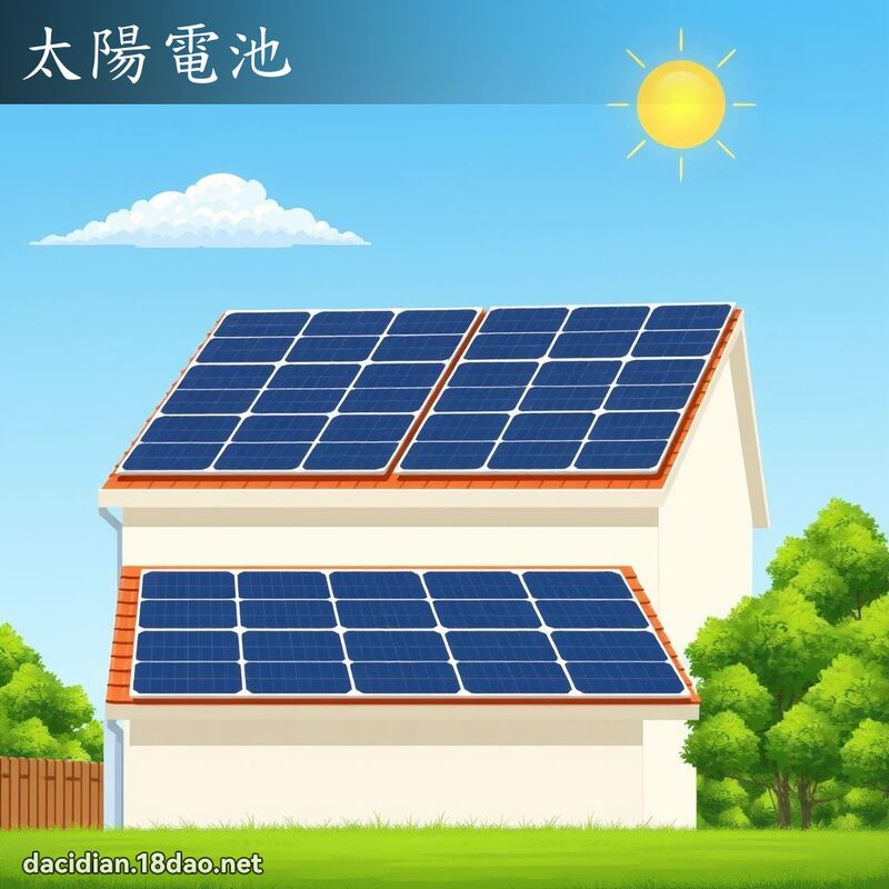 太陽電池 - 國語大辭典配圖