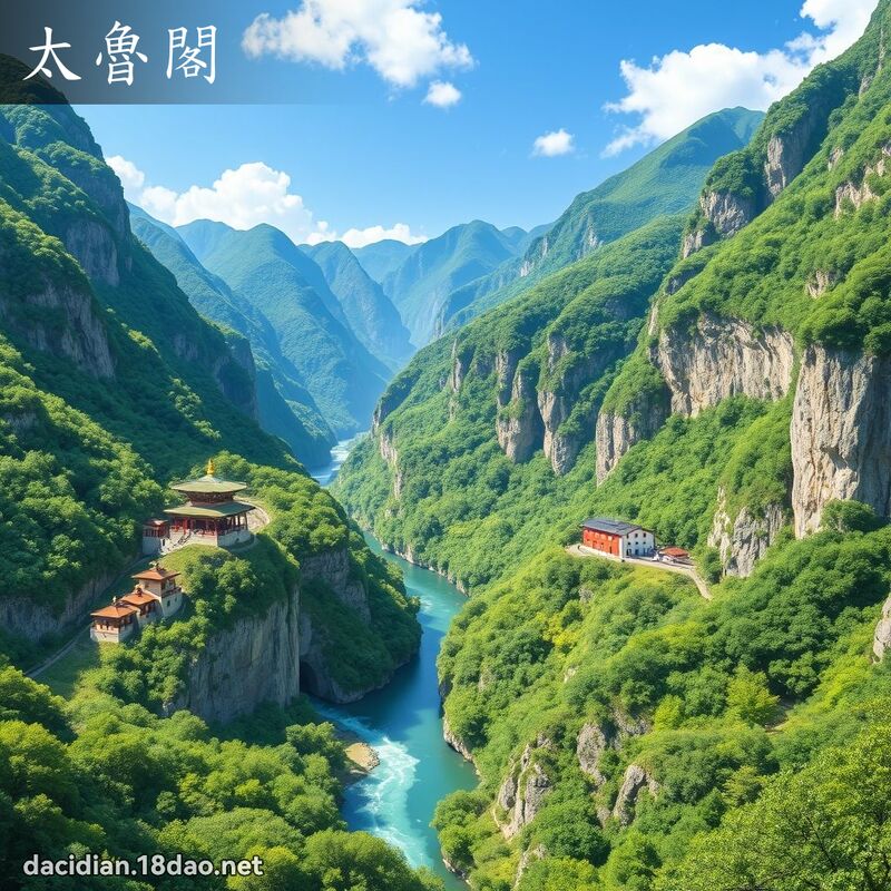 太鲁阁 - 国语大辞典配图