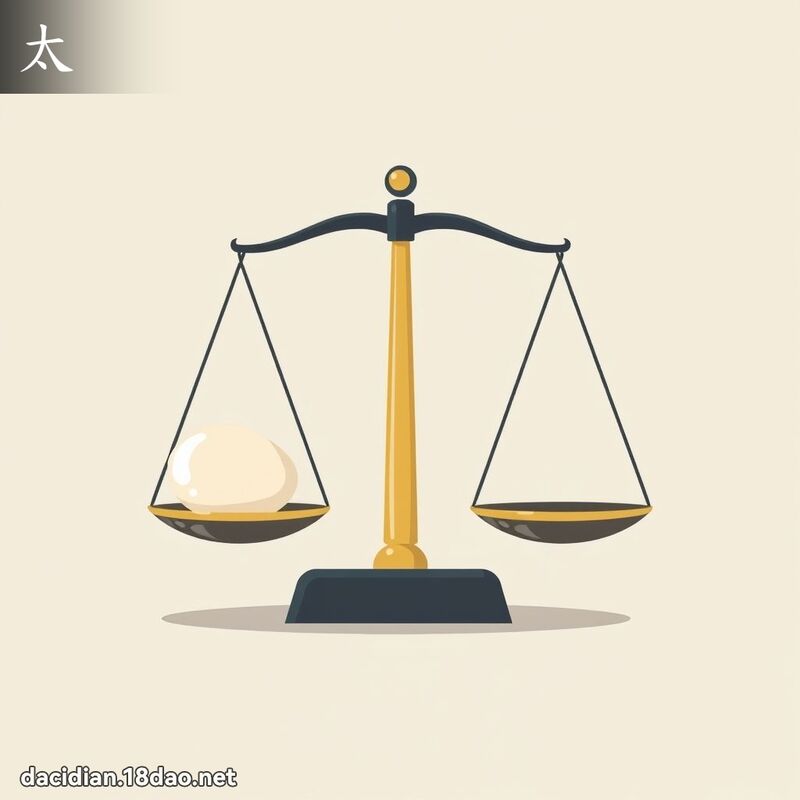 太 - 國語大辭典配圖