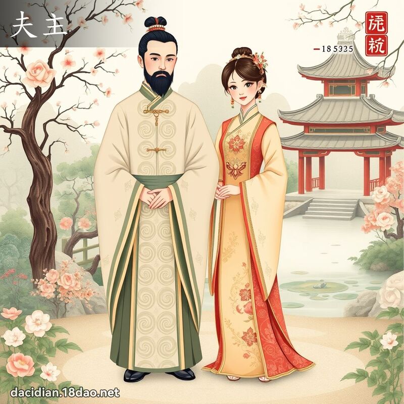 夫主 - 國語大辭典配圖