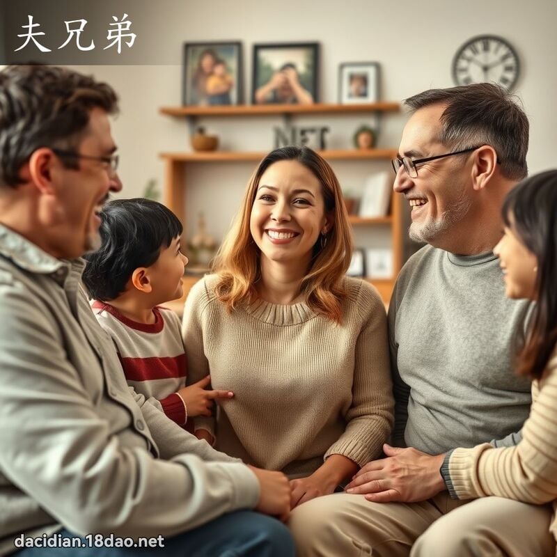 夫兄弟 - 國語大辭典配圖
