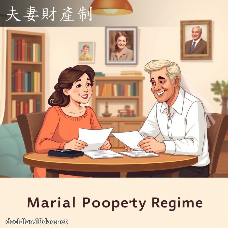 夫妻財產制 - 國語大辭典配圖