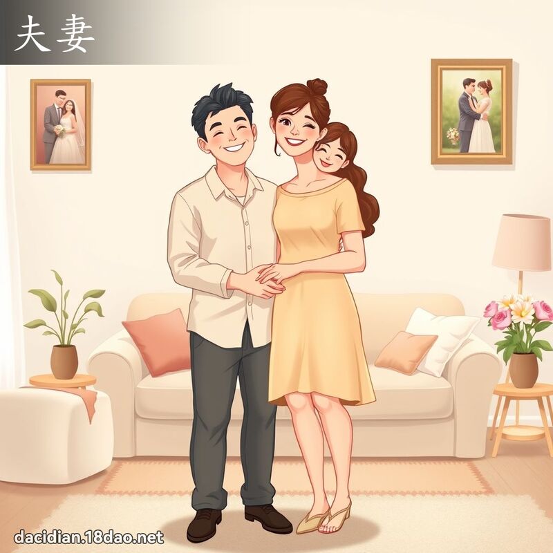 夫妻 - 國語大辭典配圖