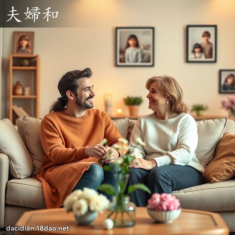 夫妇和 - 国语大辞典配图