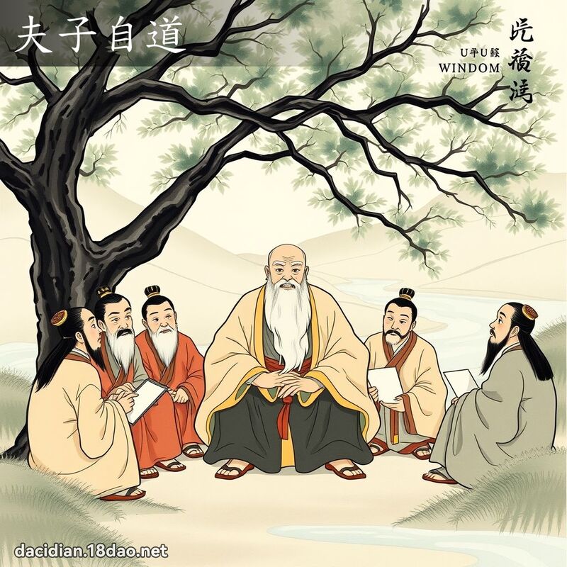 夫子自道 - 國語大辭典配圖