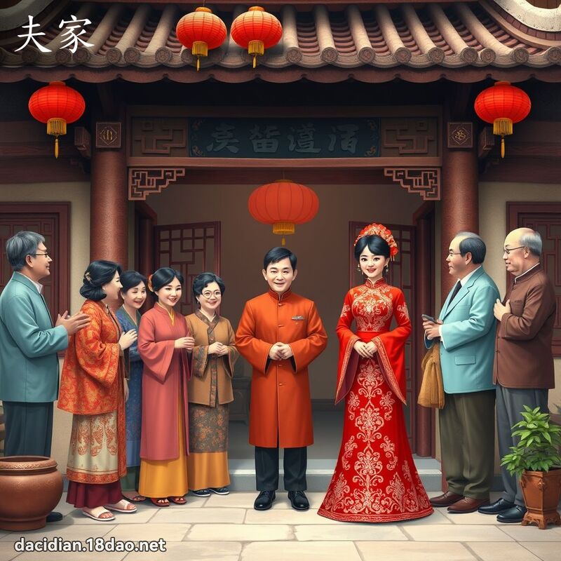 夫家 - 國語大辭典配圖