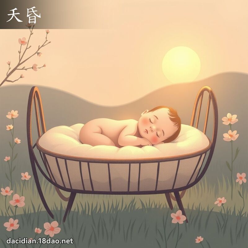 夭昏 - 国语大辞典配图