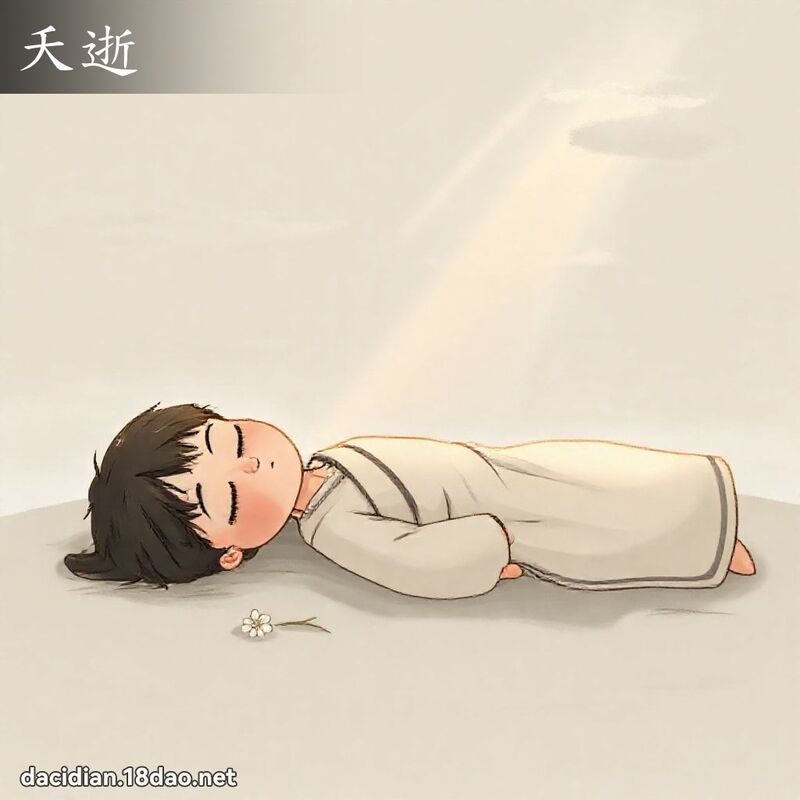 夭逝 - 國語大辭典配圖